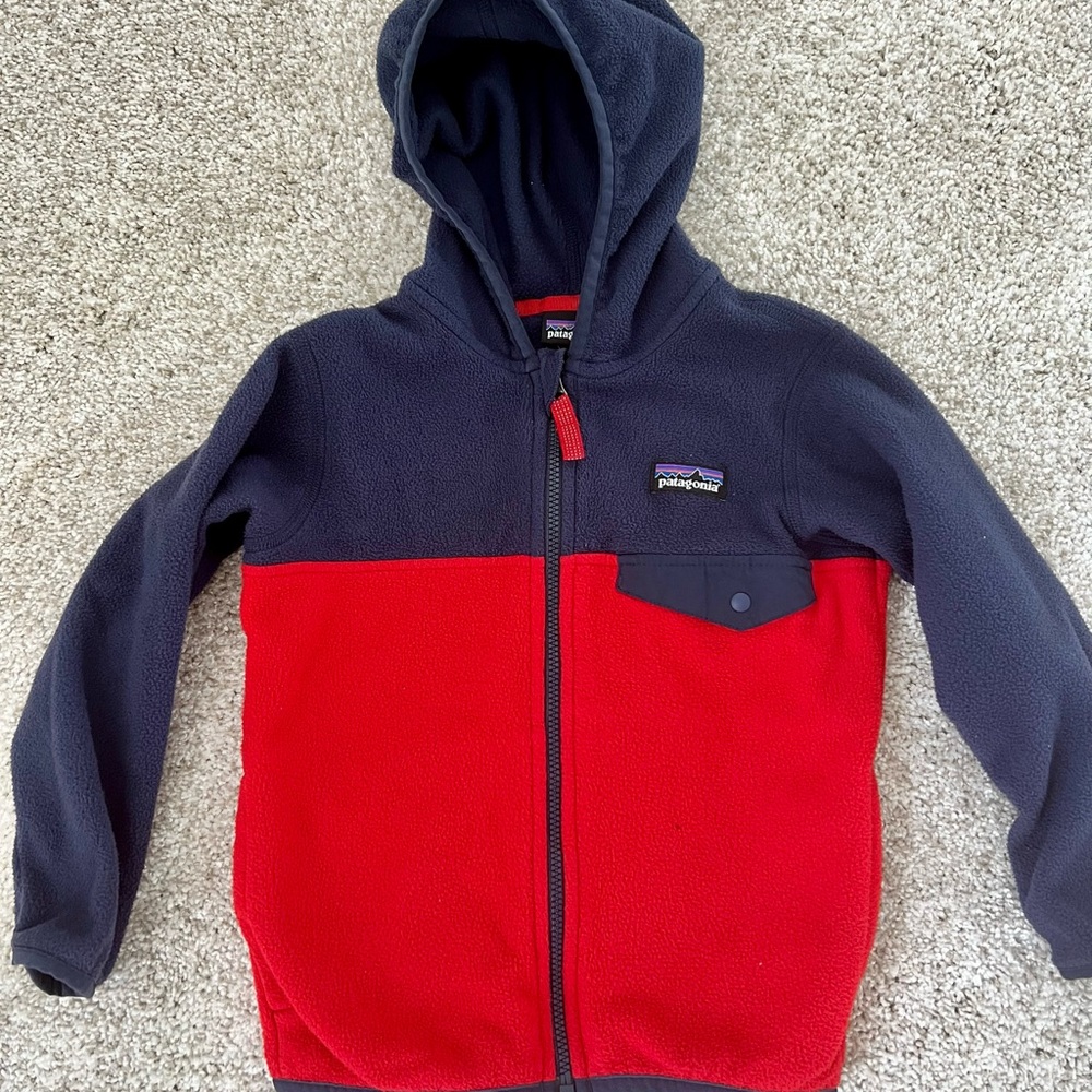 Toddler boys Patagonia fleece zip up